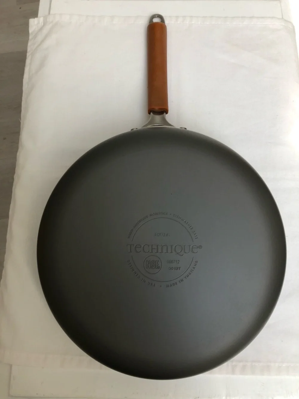 NEW Technique Nonstick Copper Color Deep Frying Pan Skillet